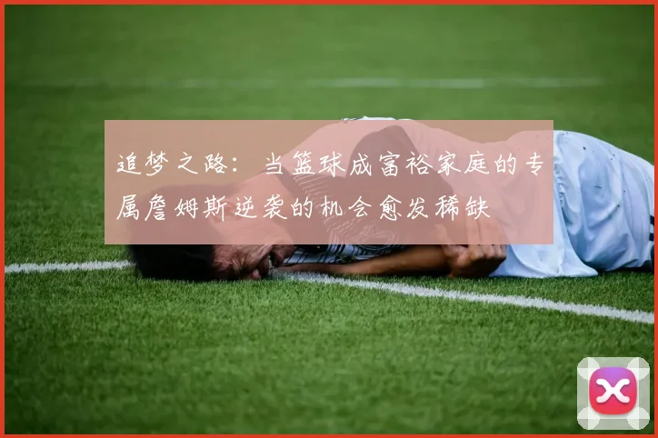 追梦之路：当篮球成富裕家庭的专属詹姆斯逆袭的机会愈发稀缺