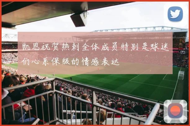 凯恩祝贺热刺全体成员特别是球迷们心系保级的情感表达
